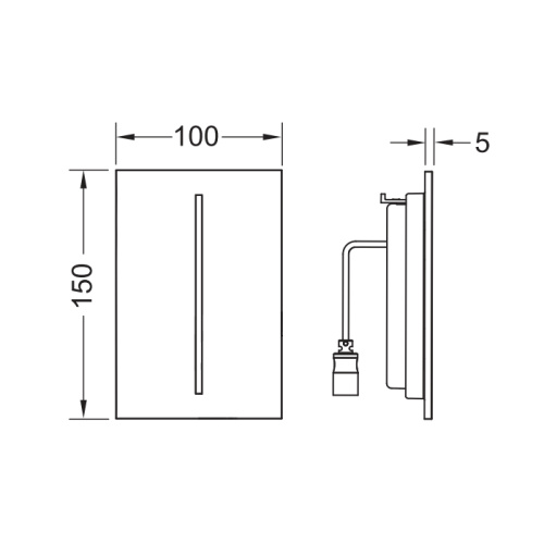 Лицевая панель Tece TECEfilo 9242067 - фото 2