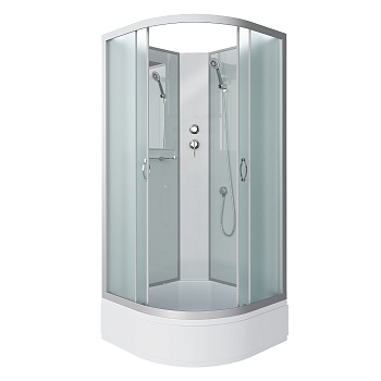 Душевая кабина Niagara Classic 33021424BK 100х100 четверть круга без крыши ориентация универсальная