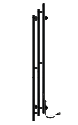 Полотенцесушитель Indigo Sky LSKE150-17BRRt 17х150 электрический черный муар