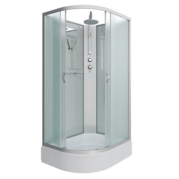 Душевая кабина Niagara Classic 339844RBKT 90х80 асимметричная без крыши ориентация правая