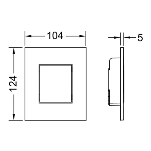 Панель смыва механическая Tece TECEnow 9242400 цвет белый - фото 2