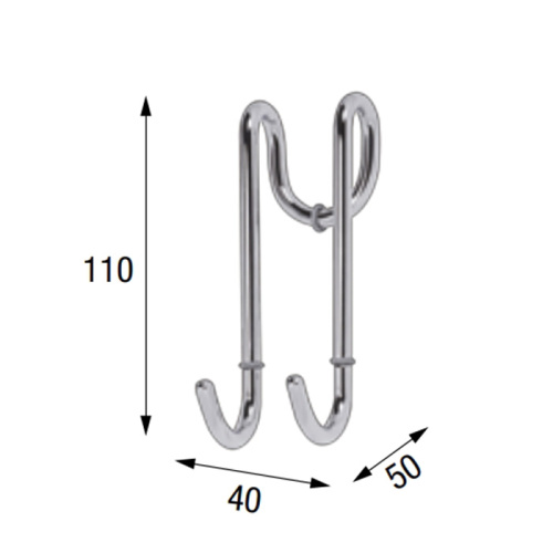 Крючок Novellini Frame R90APPEN0F - фото 2