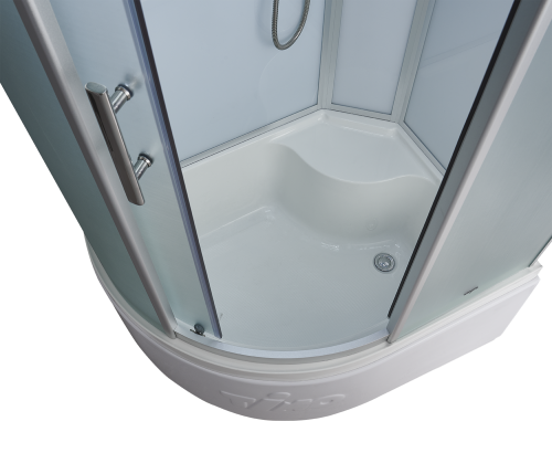 Душевая кабина Timo Standart T-6610SR 110х85 асимметричная с крышей ориентация правая - фото 3