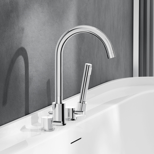 Смеситель Damixa Scandinavian Pure 360400000 на борт ванны хром - фото 3