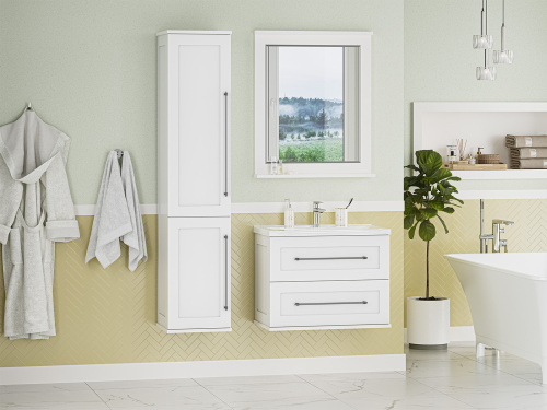 Зеркало в ванную Misty Марта П-Мрт02070-011 70х84 цвет белый - фото 3