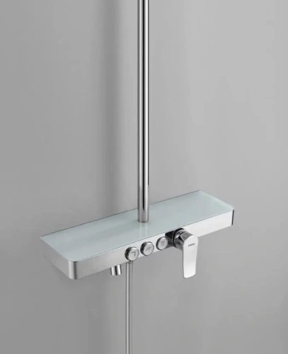 Душевая стойка Arrow AG3315CP настенная цвет хром - фото 5