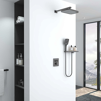 Душевая система Vincea VSFW-321MT1RGM встраиваемая в стену с термостатом