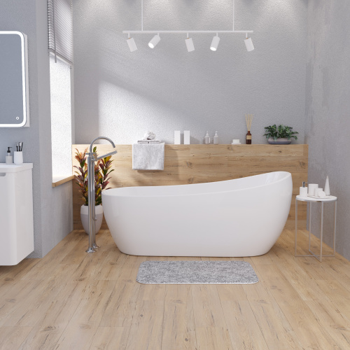 Ванна акриловая Grossman Galaxy GR-1403 170х75 отдельностоящая овальная с ножками - фото 2