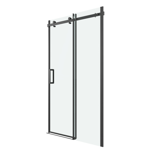 Душевая дверь Grossman Classic 100.K33.04.130.21.00 130х195 стекло прозрачное профиль черный матовый - фото 2