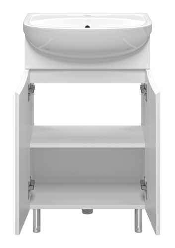 Тумба под раковину Misty Смайл Э-Сма01050-031Пр 49х30х70 напольная - фото 3