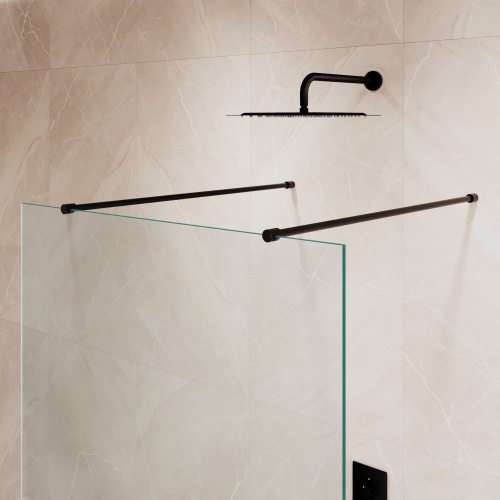 Душевая перегородка RGW Walk In 35101614-11 140х195 стекло прозрачное профиль хром глянцевый - фото 4