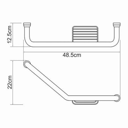 Поручень WasserKRAFT 1077R