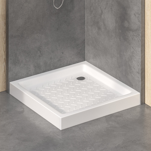 Душевой поддон RGW CER 19170199-01 90х90 керамика белый - фото 2