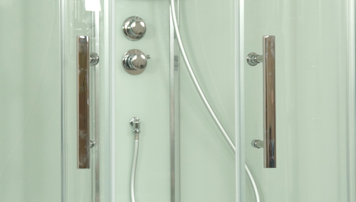 Душевая кабина Timo Ilma ILMA901 100х100 четверть круга без крыши ориентация универсальная - фото 3