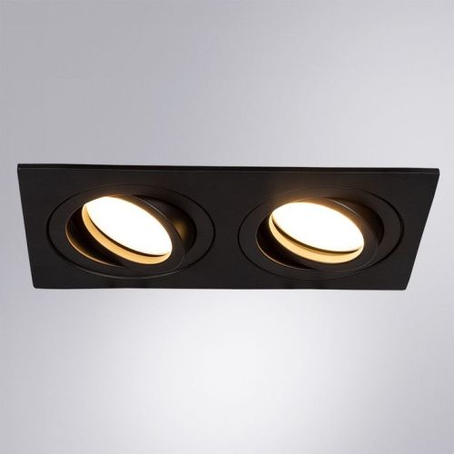 Светильник встраиваемый Arte Lamp Tarf (Тарф) A2168PL-2BK - фото 4