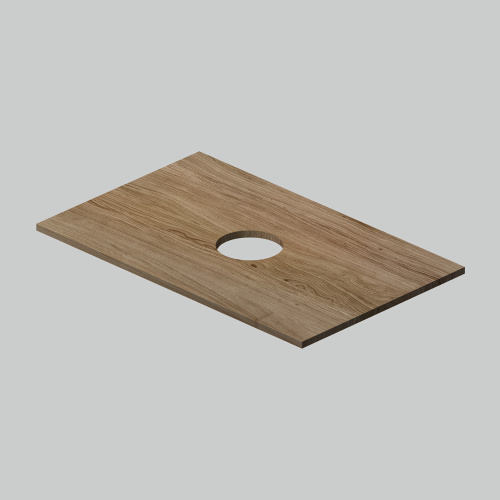 Столешница Am.Pm Func M8FST0800OF 80х50 накладная цвет темное дерево