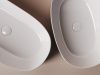 Раковина из сантехнического фарфора Ceramica Nova ELEMENT CN5022 70х40 накладная цвет белый без отверстий под смеситель