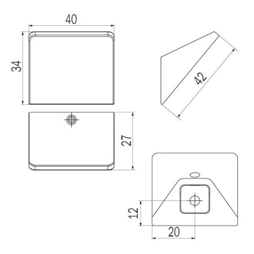 Крючок Inda INDISSIMA A8820ANE - фото 2
