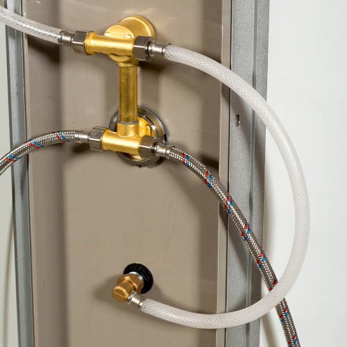 Душевая кабина AvaCan L780GM+EL 80х80 четверть круга с крышей ориентация универсальная - фото 3