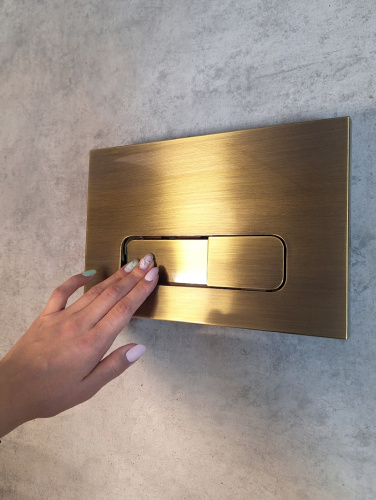 Клавиша смыва механическая AltroBagno Beni aggiuntivi AltroBagnoPFP002IQ цвет бронза - фото 4