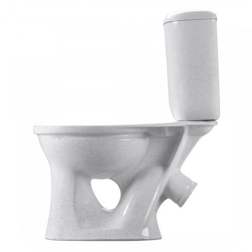 Унитаз-компакт напольный с бачком Santeri Виктория 1P3016S0100BF белый с сиденьем каскадный смыв - фото 5