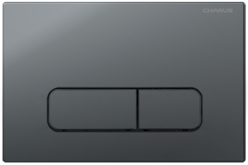 Клавиша смыва механическая CHARUS Elegia FP.320.GRP.01 цвет графит