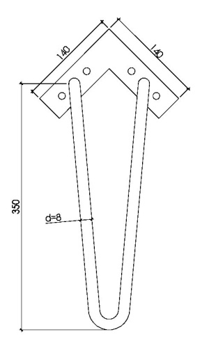 Ножки для мебели Armadi Art NeoArt 886-CR - фото 2
