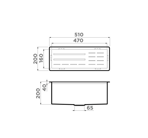Встраиваемая сушка для посуды Omoikiri DRY-04-GB 4999128 - фото 2