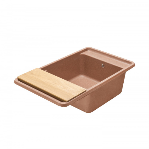 Кухонная мойка Aquaton Беллис 1A724832BS270 87х51 цвет коричневый - фото 3