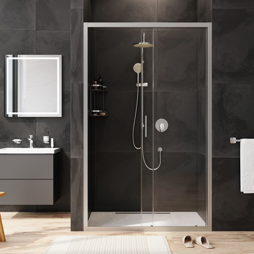 Душевая дверь Am.Pm Gem W90G-120-1-195MT 120х195 стекло прозрачное профиль хром матовый - фото 4