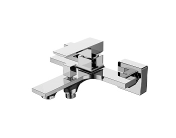 Смеситель для ванны AQG Bold 01BOL400CR настенный хром