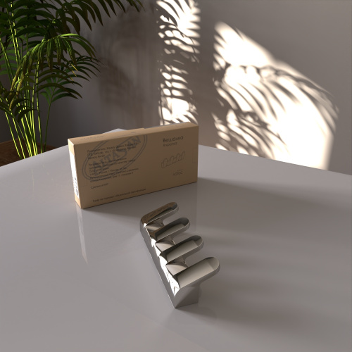 Вешалка 4 крючка Altasan Лотос ЛТ20Х - фото 4