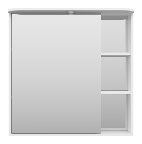 Зеркало-шкаф Misty Венера П-Внр04080-01СвЛ 80х25х80 подвесной цвет белый - фото 2