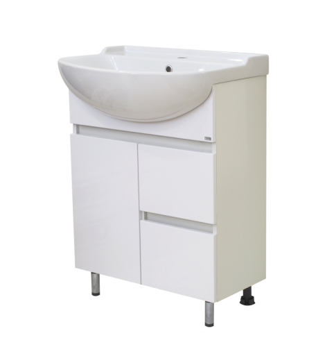 Тумба под раковину Misty Амур Э-Аму01060-0111Я 61х30х70 напольная - фото 2