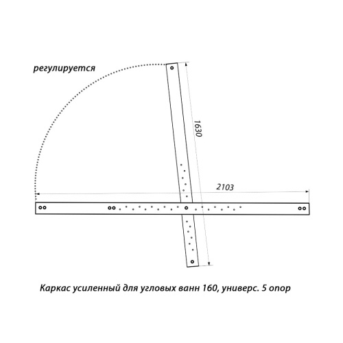 Каркас для ванны Тритон Щ0000045066 - фото 2