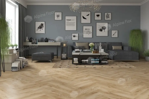 Ламинат Alpine Floor Ville 63266 Дуб Орпеза толщина 0.8 см 33 класс 643х131 - фото 3