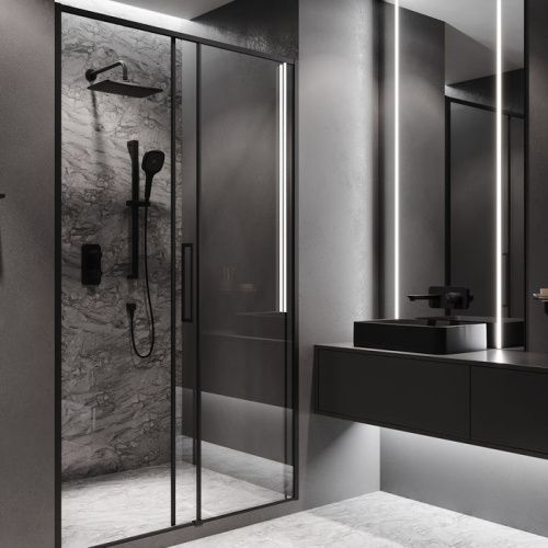 Смеситель для душа IDDIS Slide SLIBLBTi67 встраиваемый в стену черный - фото 3