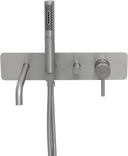 Смеситель для ванны с душем Allen Brau Priority 5.31A06-BN встраиваемый в стену никель - фото 5