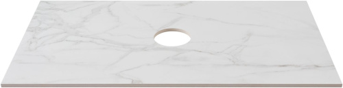 Столешница Allen Brau Liberty 1.33007.M 71х42 накладная цвет белый