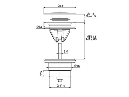 Встроенная часть для гигиенического душа Fima Carlo Frattini F3070 - фото 2