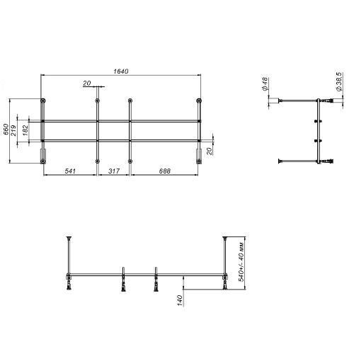 Каркас для ванны Am.Pm W01A-170-070W-R - фото 2