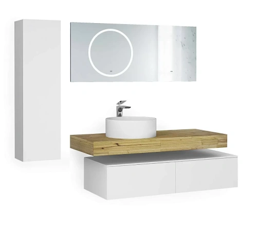 Столешница Jorno MODULARE Mdlr.06.100/W/JR 100х52 подвесная цвет бежевый - фото 2