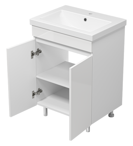 Тумба под раковину Misty Енисей Э-Ени01060-012 57х44х70 напольная - фото 4