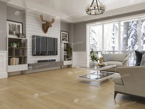 Кварцвиниловая плитка Alpine Floor Ultra ECO 5-37 Дуб Марципановый толщина 0.2 см 34 класс 1219,2х184,15 - фото 3