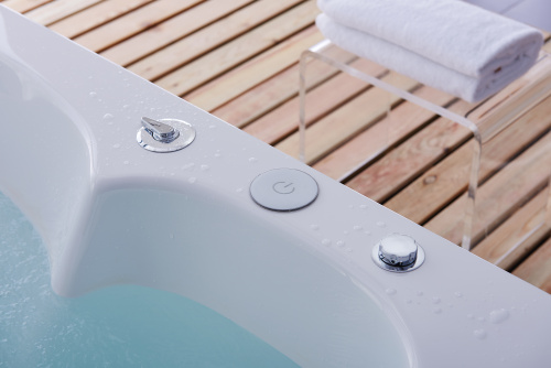 Ванна акриловая гидромассажная SSWW A1905 180х120 отдельностоящая прямоугольная с каркасом - фото 5