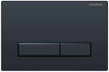 Клавиша смыва механическая CHARUS Raiden FP.321.DW.01 цвет черный матовый