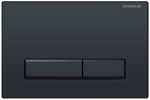 Клавиша смыва механическая CHARUS Raiden FP.321.DW.01 цвет черный матовый