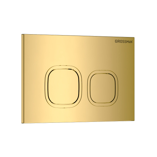 Клавиша смыва механическая Grossman Cosmo 700.K31.02.300.300 цвет золото - фото 2