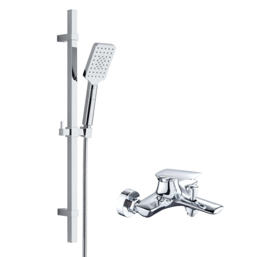 Душевая стойка Bond Cube B03-5200 настенная цвет хром глянцевый