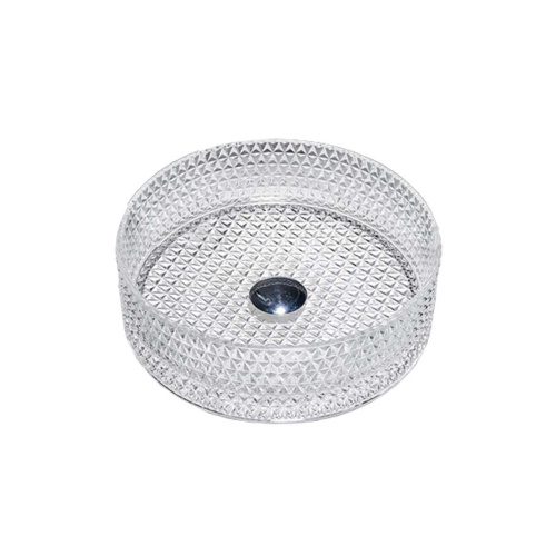 Раковина стеклянная Vincea VBS-5GL01 40х40 накладная цвет прозрачный без отверстий под смеситель - фото 2